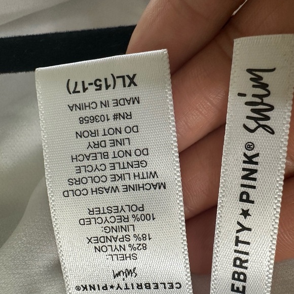 Celebrity Pink Rashguard Pink and Blue Swimwear - Picture 4 of 4